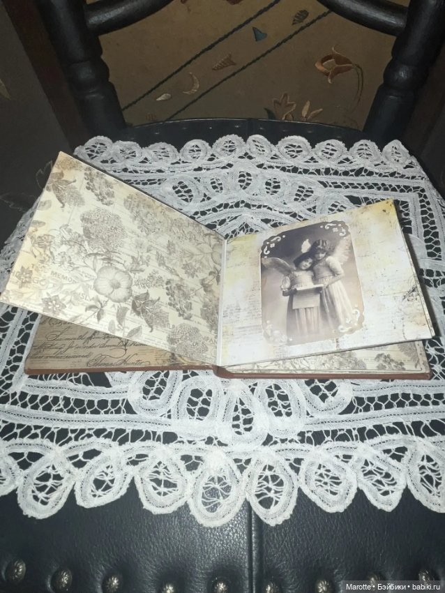 "Ангелы", альбом для антикварных кукол (фото 6)