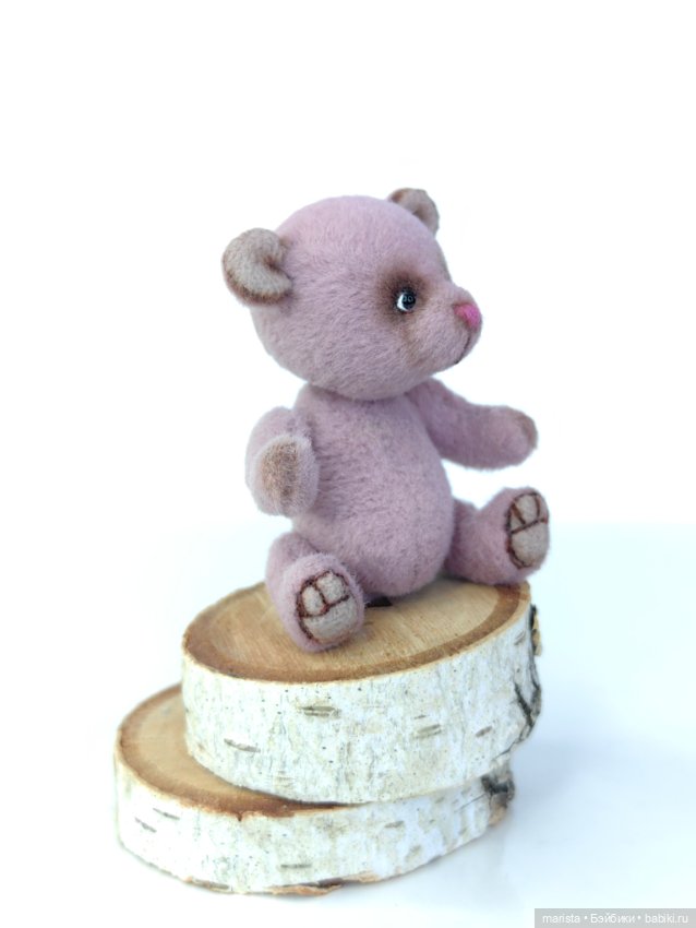 Розовый малыш мишка Тедди (фото 4)