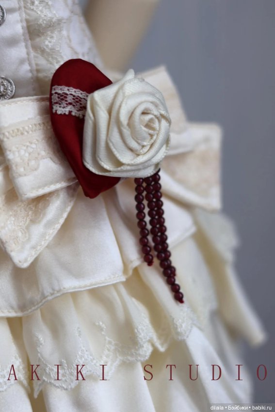 Выкройка для куклы 1/4 BJD платье и перчатки / PDF в натуральную величину / МК с фотоиллюстрациями (фото 6)