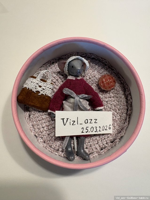 Маленькая мышка — Авторские игрушки (фото 6)