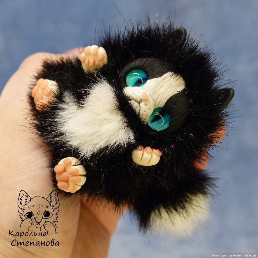 Котенок Мурзик — Авторские игрушки