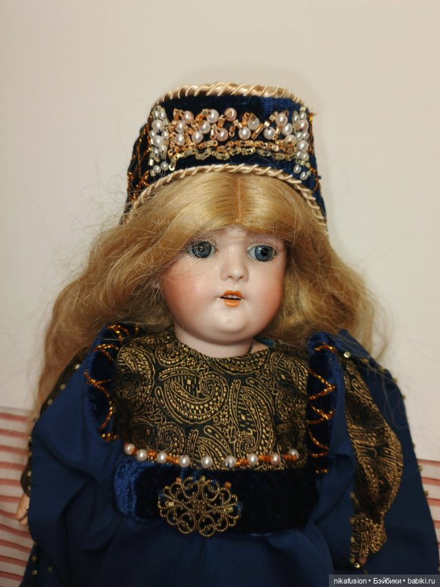 Костюм для антикварной или винтажной куклы рост 32-35 см (фото 2)