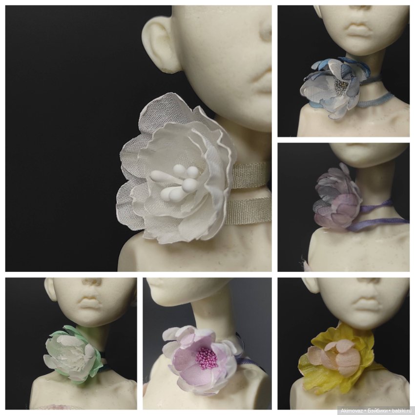 Цветочные украшения для бжд Блайз Popovy Птичка Химера (фото 8)