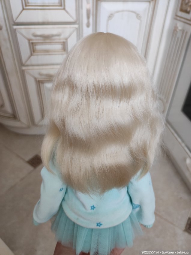 Продам очень красивый паричок из локонов козочки размер 8-9 (фото 7)