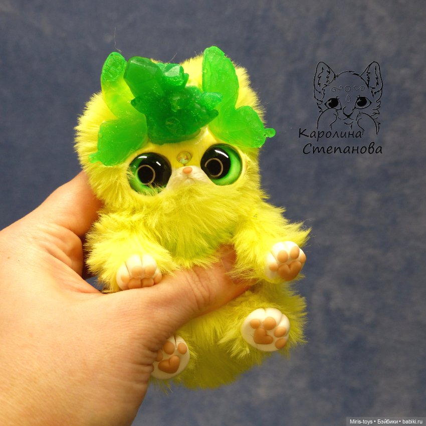 Хрустальный Ниппи - желтый