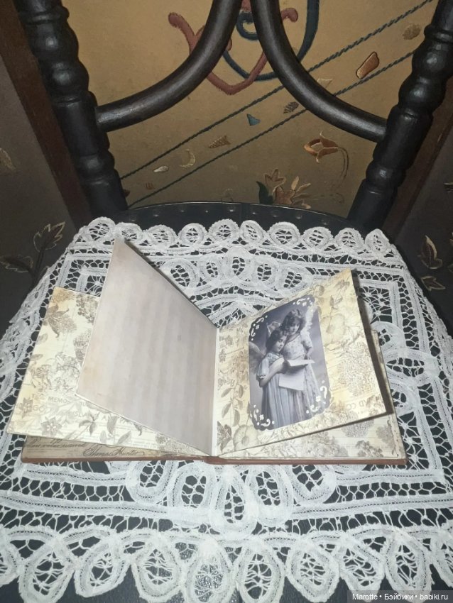 "Ангелы", альбом для антикварных кукол (фото 4)
