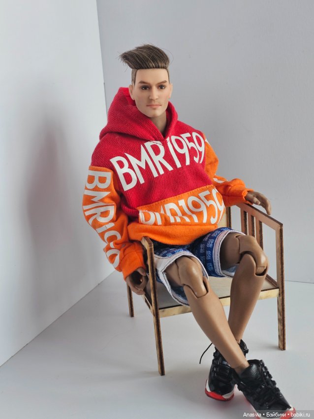 Кастом головы пучка — ООАК (кастом куклы) (фото 4)