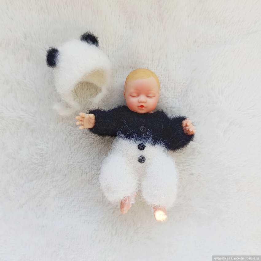 Комплект -Панда-. Одежда для zuru my mini baby (фото 2)
