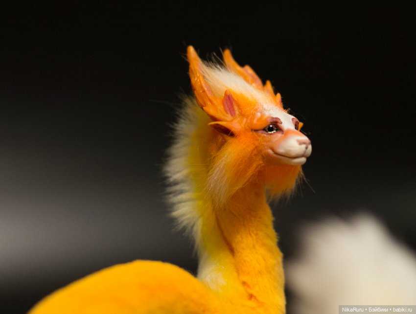 Дракон для Барби в смешанной технике, подвижный (фото 5)