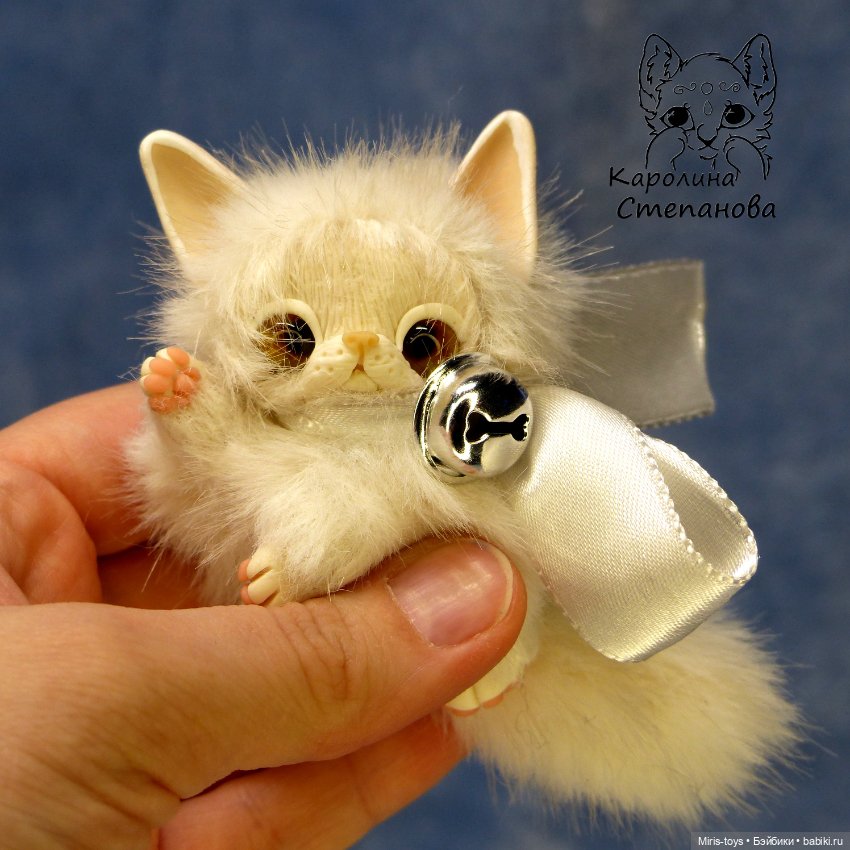 Кошечка Снежа — Авторские игрушки