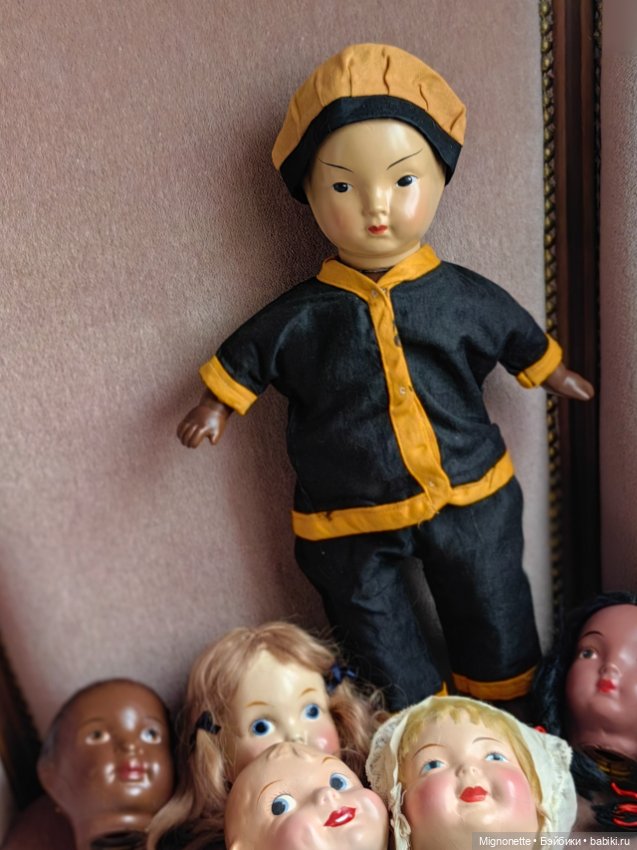 Антикварный набор Кукла с 6 головами Famlee Doll (фото 8)