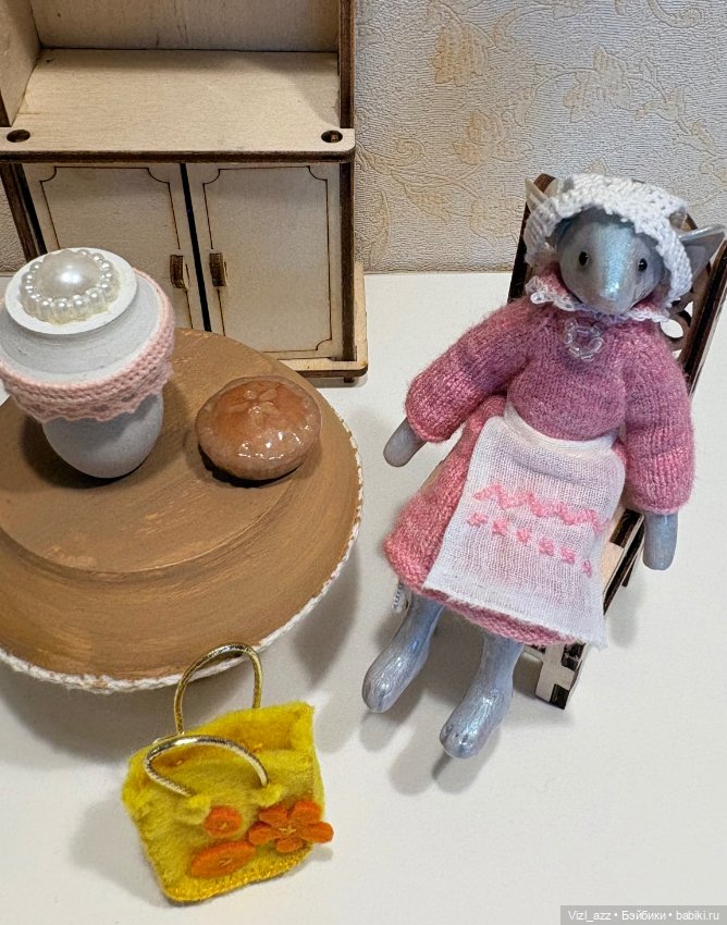 Маленькая мышка Рози — Авторские игрушки (фото 4)