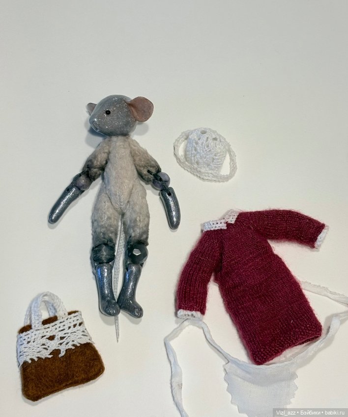 Маленькая мышка — Авторские игрушки (фото 4)