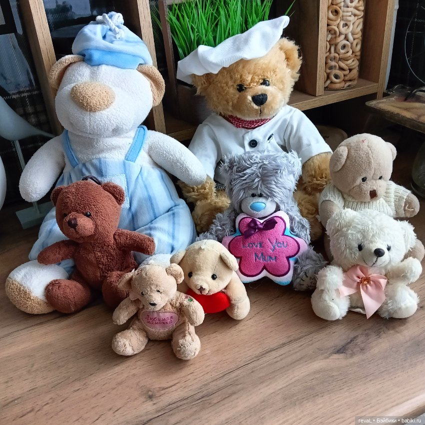Компания мишек — Авторские игрушки