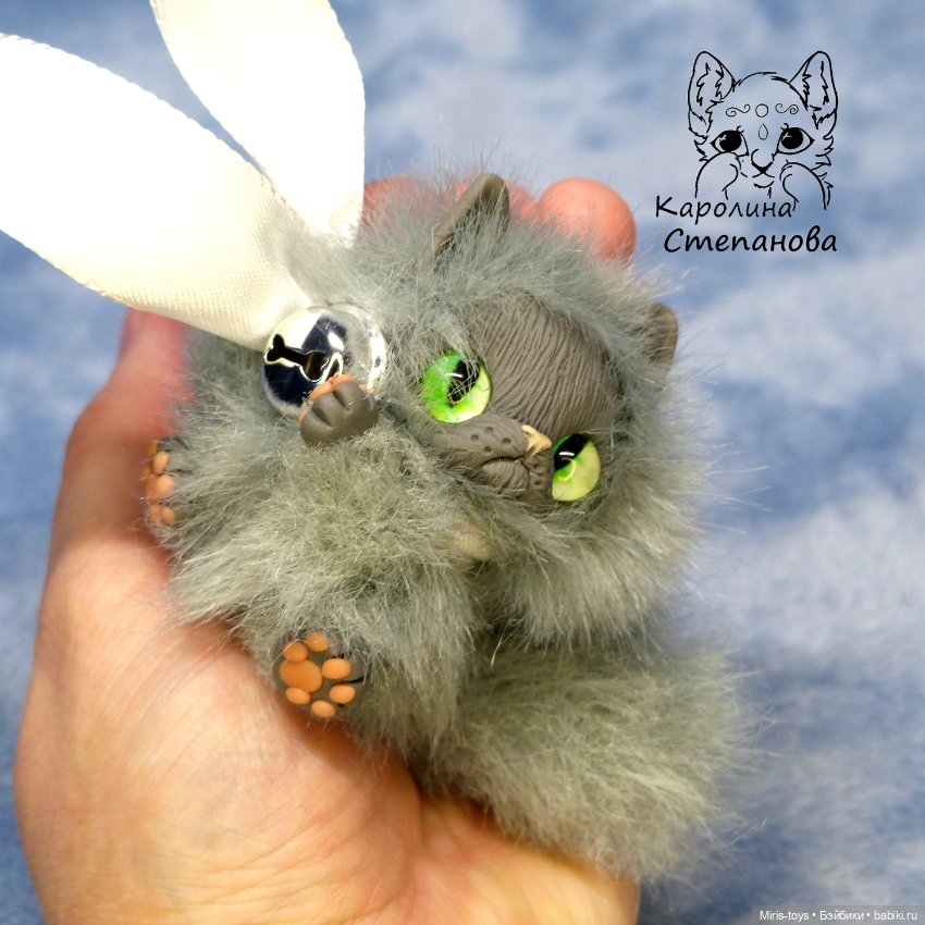 Котенок Дымочек — Авторские игрушки (фото 5)