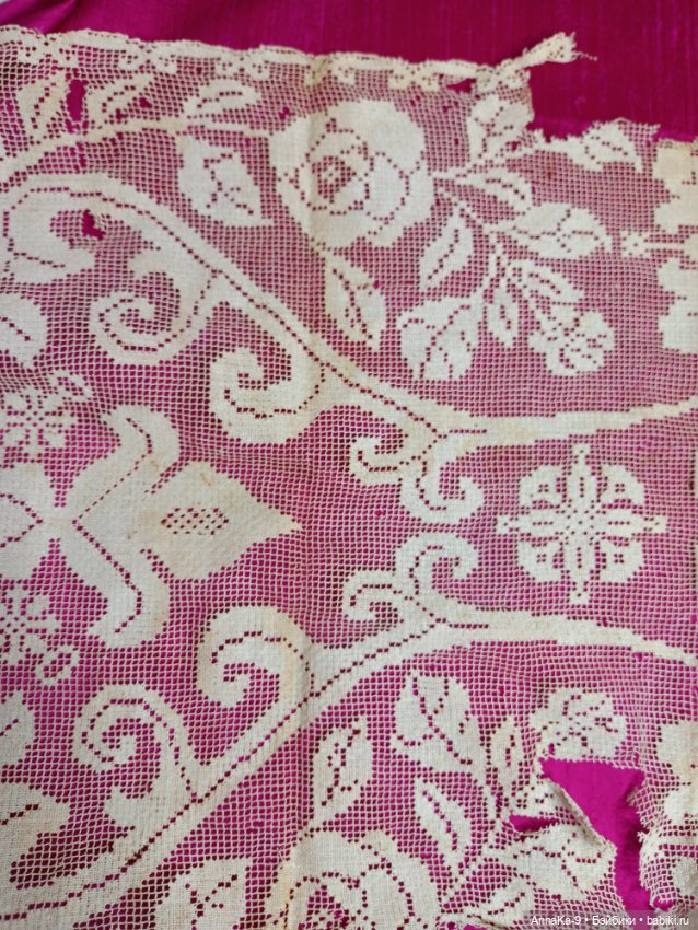 Антикварное кружево, коклюшки, филе, тесьма