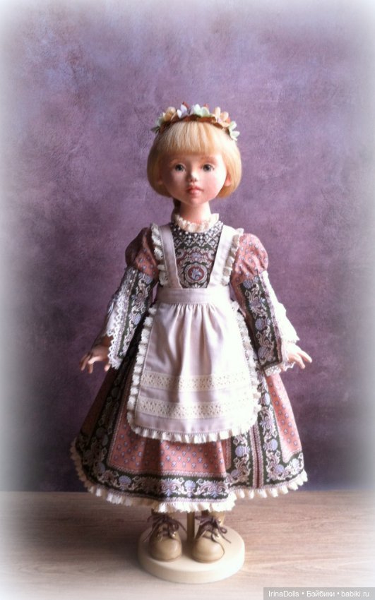 Текстильная кукла Олеся — Коллекционные куклы (фото 8)