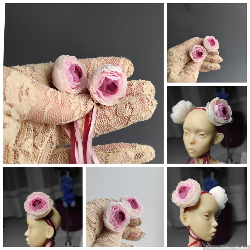 Цветочные украшения для бжд Блайз Popovy Птичка Химера