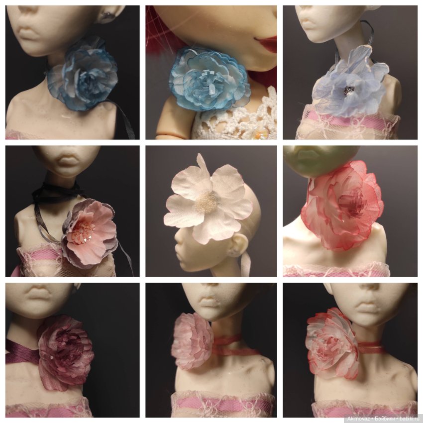 Цветочные украшения для бжд Блайз Popovy Птичка Химера (фото 3)