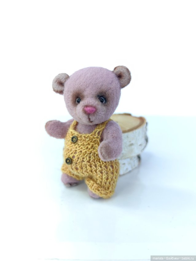 Розовый малыш мишка Тедди (фото 2)