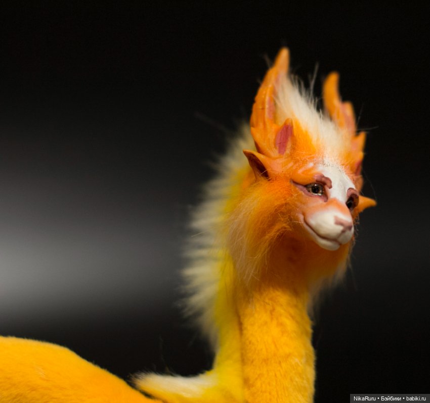 Дракон для Барби в смешанной технике, подвижный (фото 6)