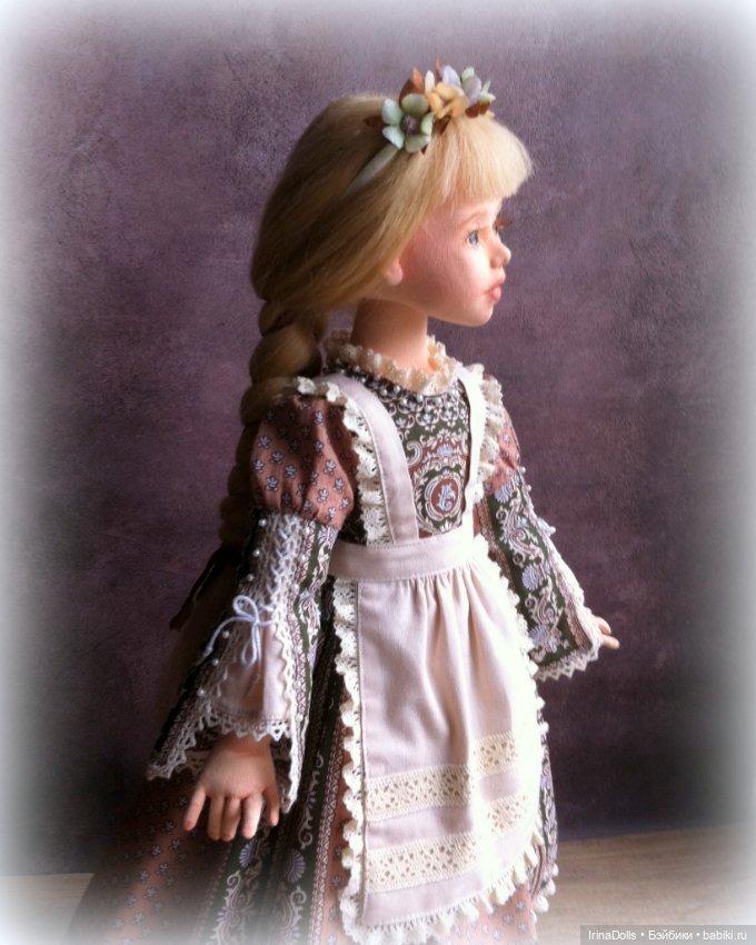 Текстильная кукла Олеся — Коллекционные куклы (фото 2)