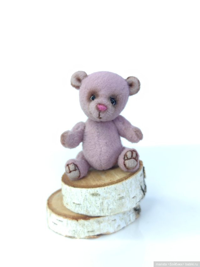 Розовый малыш мишка Тедди (фото 3)