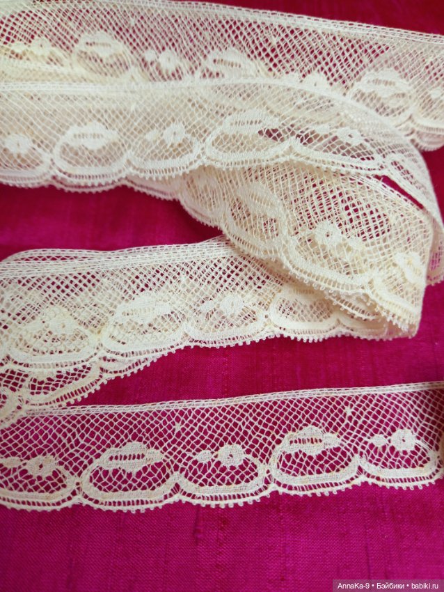 Антикварное кружево, французский Валансеьн (фото 5)