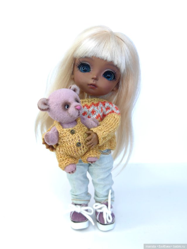 Розовый малыш мишка Тедди (фото 6)