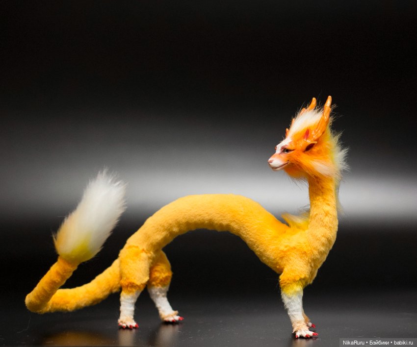 Дракон для Барби в смешанной технике, подвижный (фото 4)