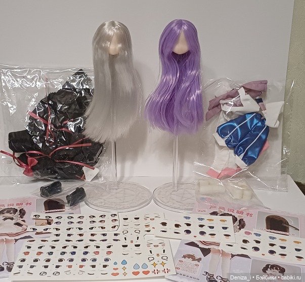 Голова головы аутфит одежда обувь декали бонусы бжд кукла куклы (фото 2)