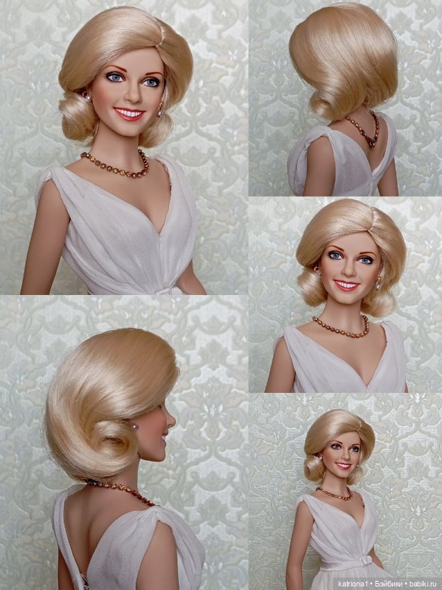 Парики 4-6 для кукол Тоннер Tonner Franklin Mint Франклин Минт