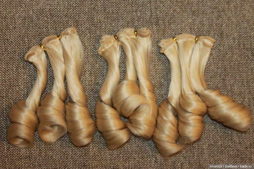 Трессы с локонами для париков и прошивки (фото 4)