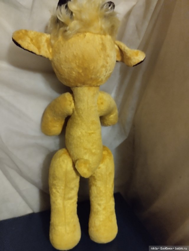 Мягкая игрушка СССР Коза плюшевая (фото 5)