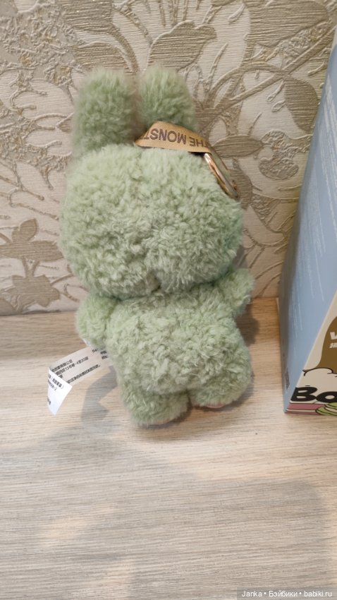 Labubu зелёная пушистая — Коллекционные фигурки (фото 6)