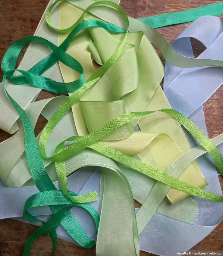 100% Вискозный шёлк, ленты СССР