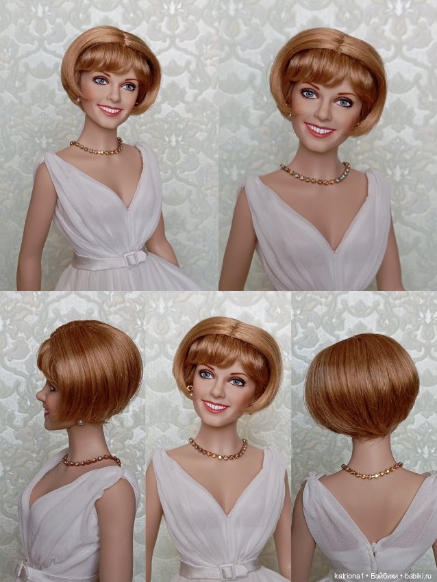 Парики 4-6 для кукол Тоннер Tonner Franklin Mint Франклин Минт (фото 2)