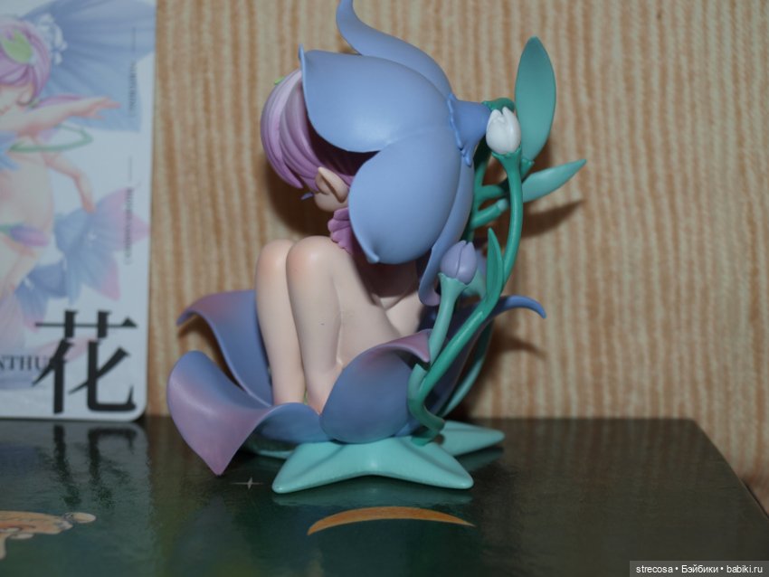Фигурка спящего цветочного эльфа (колокольчик) (фото 4)