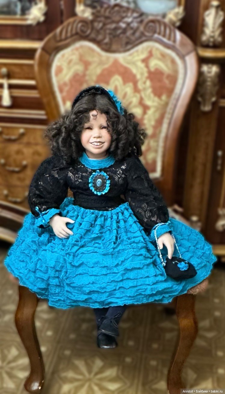 Инга - девочка-праздник — Фарфоровые куклы (фото 3)