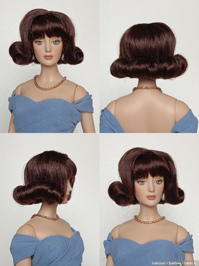 Парики 4-6 для кукол Тоннер Tonner Franklin Mint Франклин Минт (фото 3)