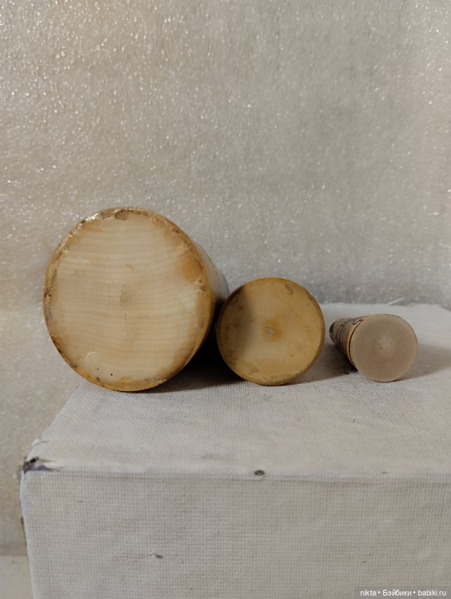 Матрешка СССР 3х местная — Винтажные куклы и игрушки детства (фото 6)