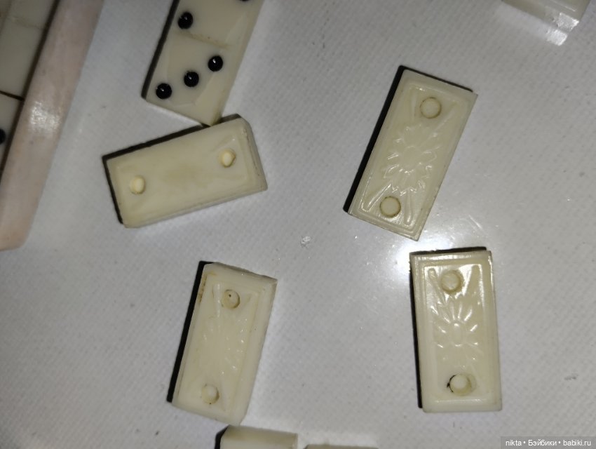 Домино мини СССР для кукольных развлечений (фото 5)