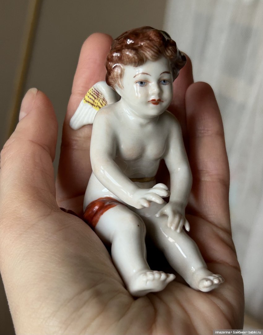 Антикварный путти — Статуэтки