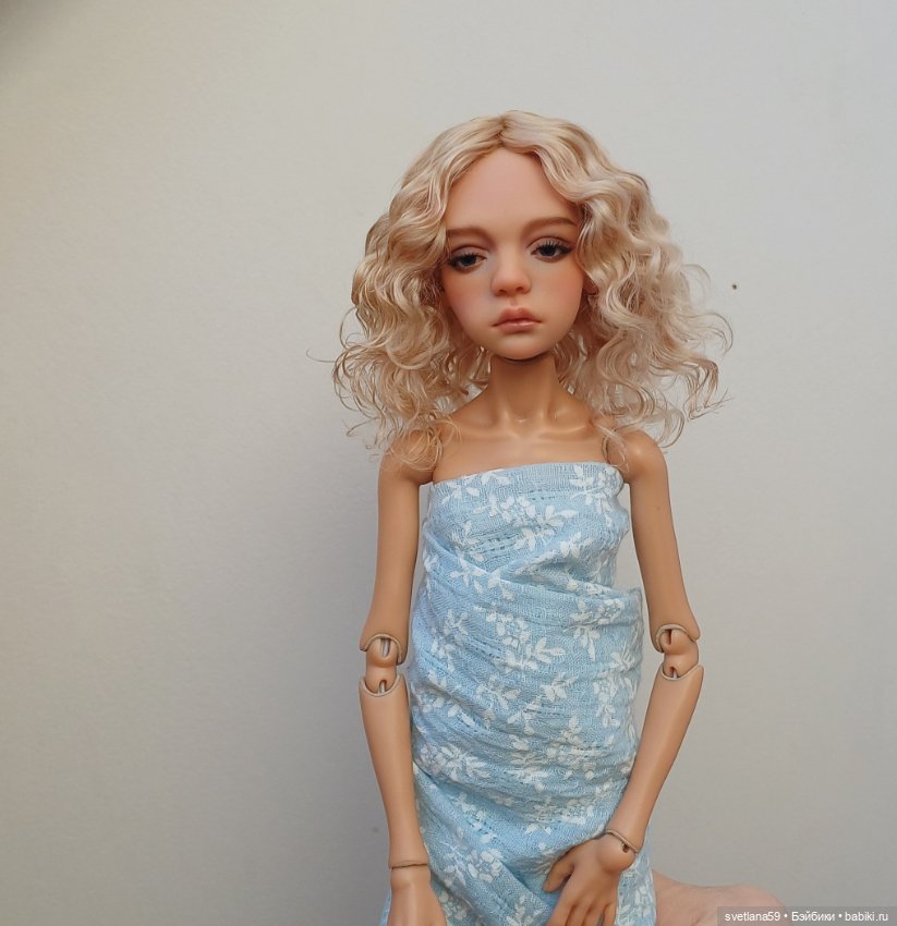 Паричок из козочки для Птички Лоры от И. Кузиной и подростков GlaceDolls (фото 2)