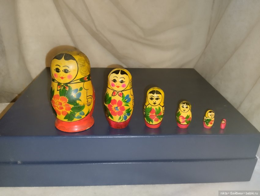 Матрешка СССР Липецкая 6 местная
