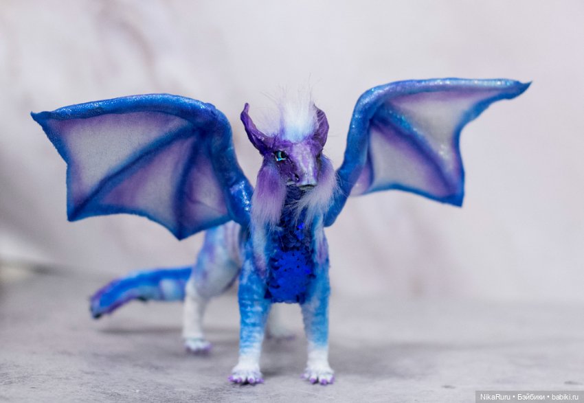 Дракон для Барби в смешанной технике, подвижный (фото 8)
