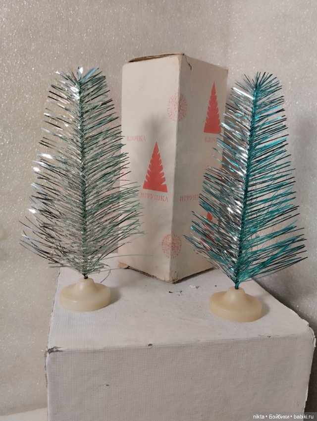 Елка СССР в родной коробке Московский завод ёлочных украшений (фото 2)