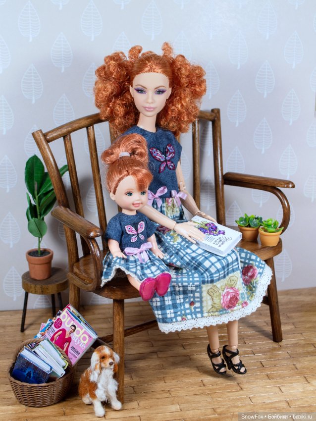 Диван "Барбарис" ручной работы для кукол 1:6 (Barbie, Momoko, bjd) (фото 6)