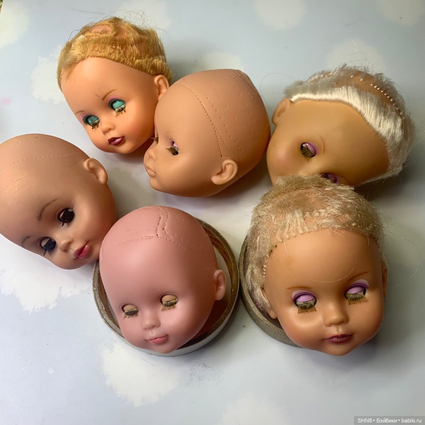 Лот из 6 голов для творческих экпериментов