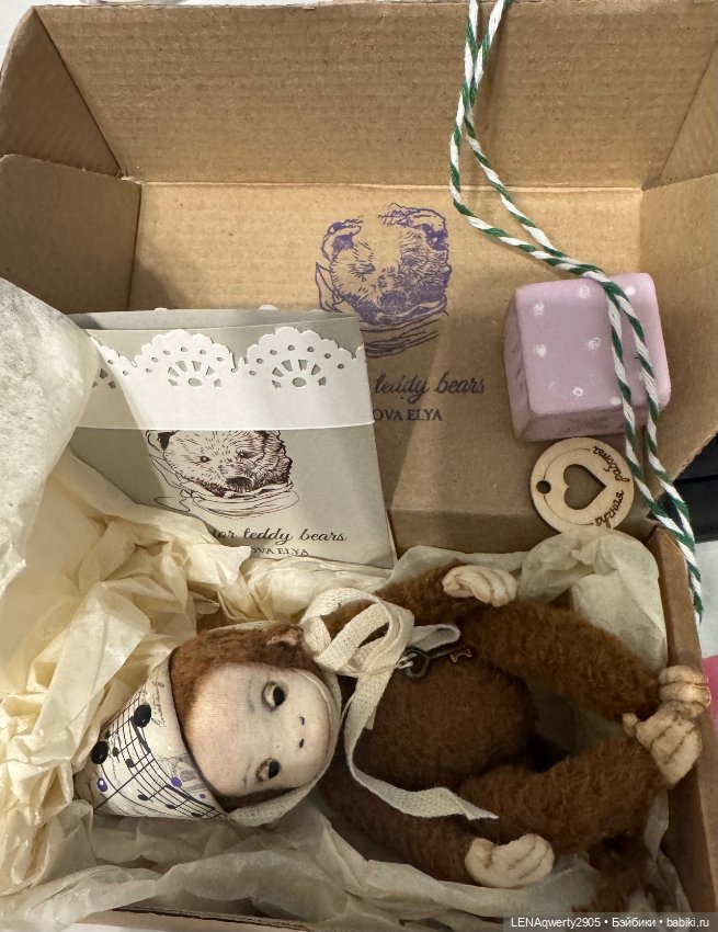 Обезьянка от Э Волковой — Авторские игрушки (фото 7)